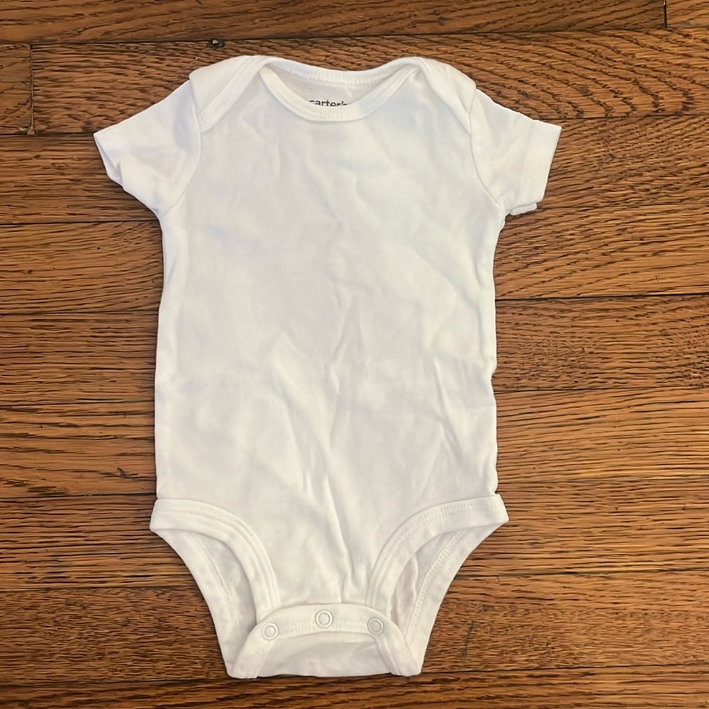 Carters baby white tee.